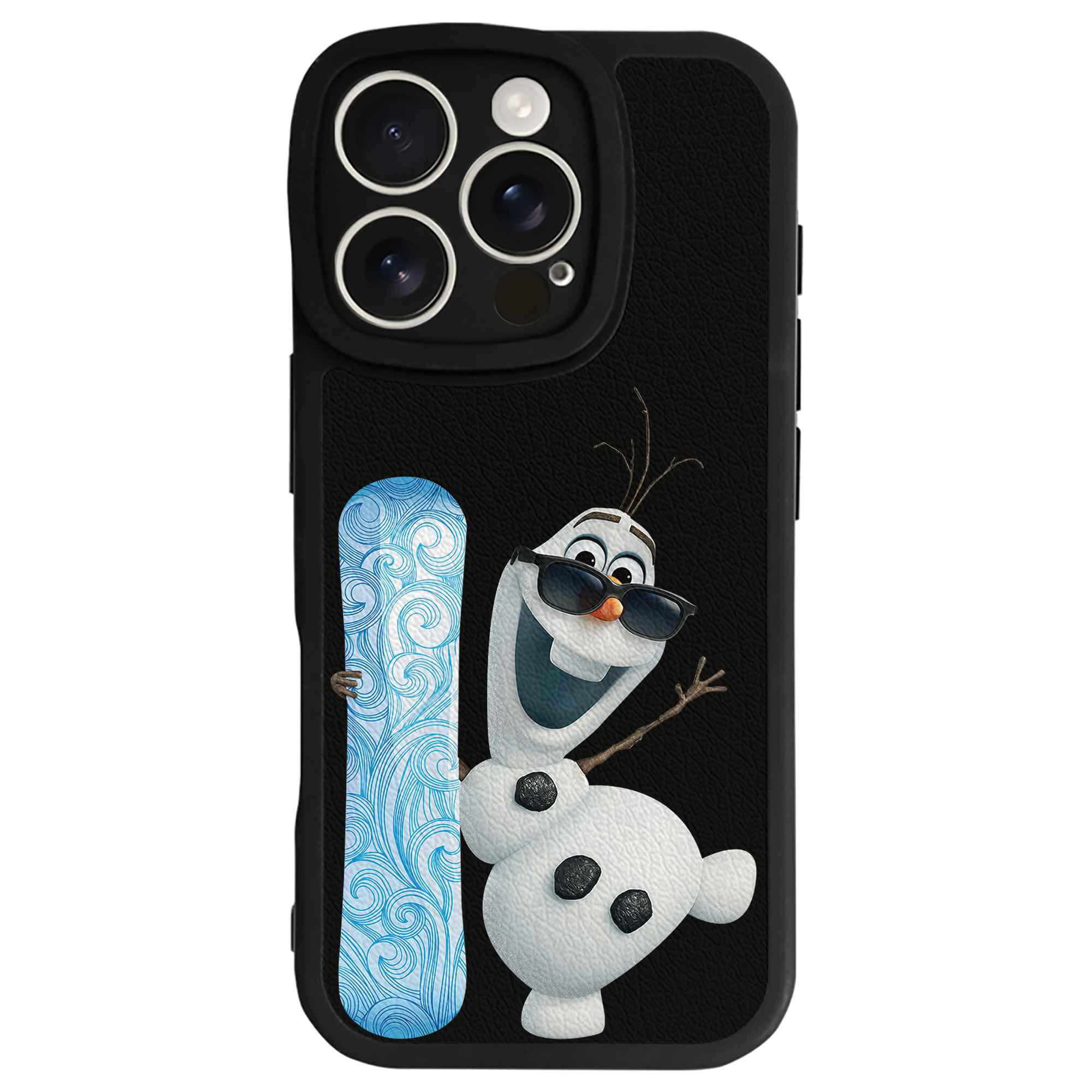 （画像用） アナと雪の女王 アンナ エルサ Frozen Anna Elsa 【iPhone 16シリーズ対応】シリコンスマホケース（レザー調） 材質：シリコン